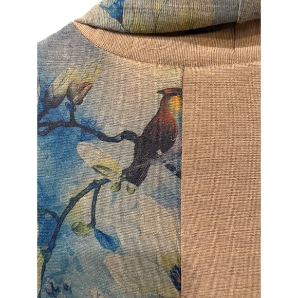 Soft Surroundings Womens P/S Floral Watercolor Open Front Cardigan Jacket Lightw - Picture 7 of 7